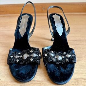 Nine West - Embellished Slingback Sandal/Heels